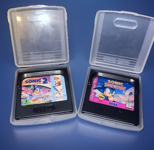 Sonic: Triple Trouble, Sonic 2, Sega Game Gear Lot Of 2 Games