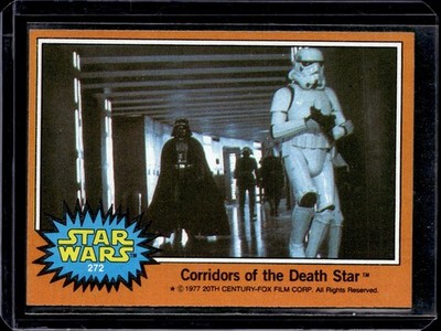 1977 Topps Star Wars Series 5 #272 Corridors Of The Death Star EX/MT