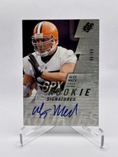 2009 Upper Deck SPx Alex Mack Rookie Signatures Auto Silver /99 RC #156 Browns