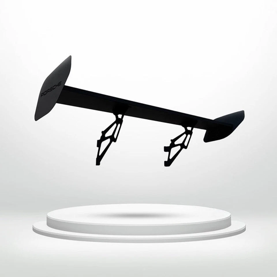 Estante alerón GT3 RS - Estante de pared estilo Porsche para jugadores | Arte de pared para automóvil Foto 3 de 4