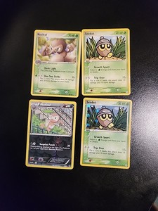 Seedot & Nuzleaf - 2 Regular - 2 Reverse Holo - Hidden Legends - Next Destinies