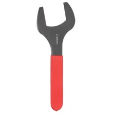 Single Open End Wrench 70mm Metric U-Shaped Spanner with Red Shank