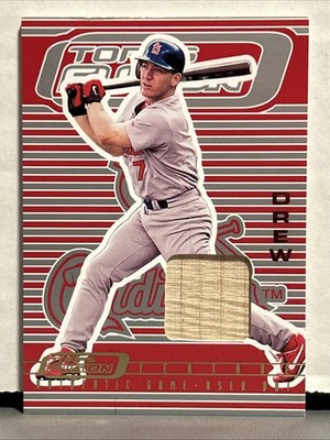 2001 Topps Fusion Relic J. D. Drew F15