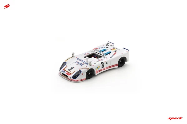Spark S9799 1:43 Porsche 908/2 No.3 24H Le Mans 1975 Modellauto Resin Weiß-image