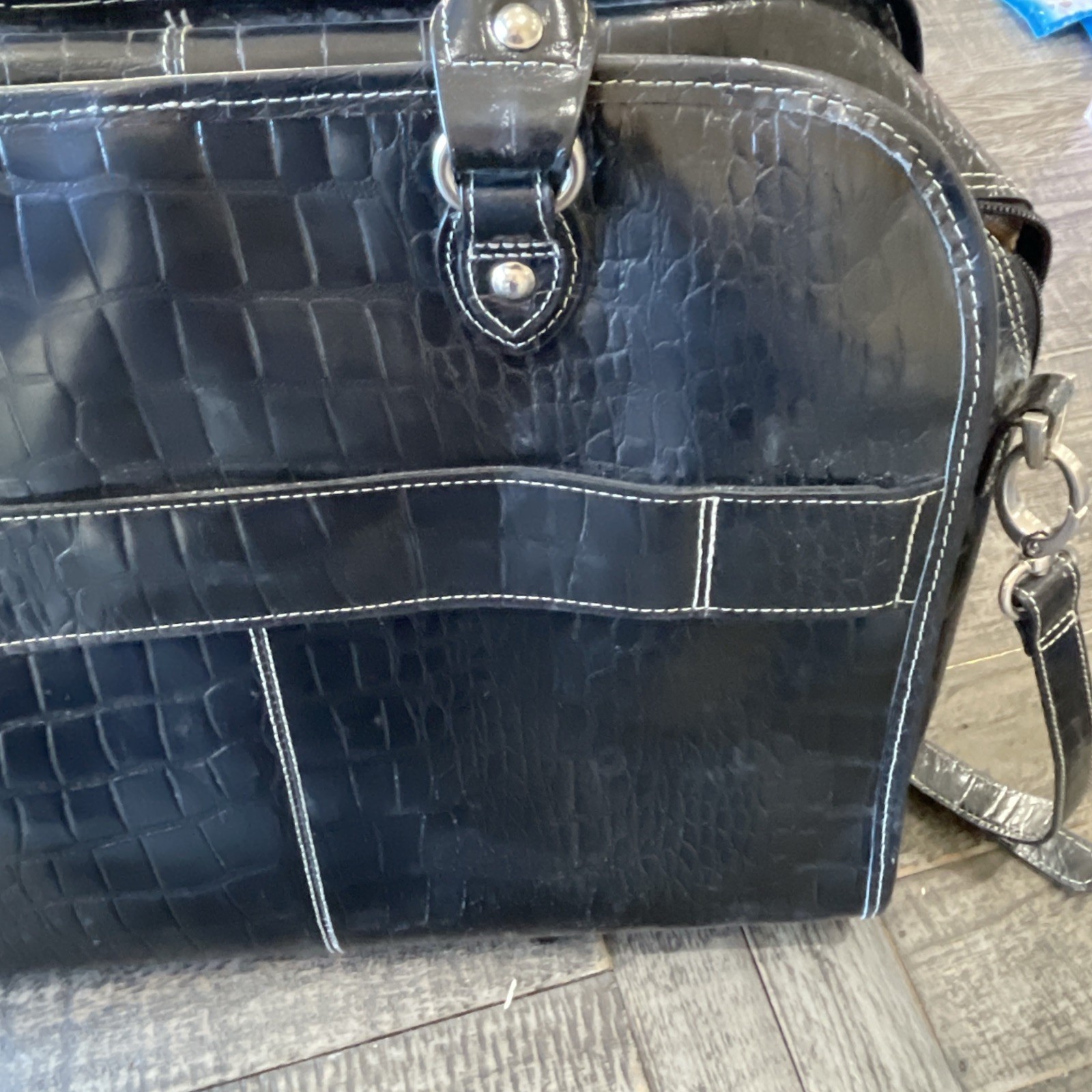 Laptop Bag Case alligator patterned, Messenger Bu… - image 16