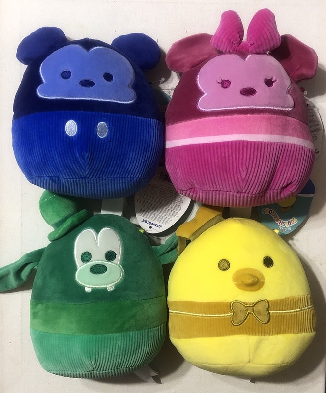 New 2025 Squishmallows Disney Mickey Mouse & Friends Set of 4 7” Plush *NWT*