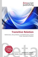 Lambert M. Surhone (U. A.) | Transitive Relation | Taschenbuch | Englisch (2026)