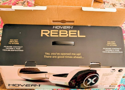 #ad Hover 1 Kids Hoverboard White Self Balancing Scooter LED Lights NIB $105.25