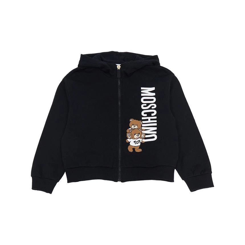 Moschino Pile per Bambini con Cappuccio e Zip 60100 (Taglia Disponibile Adulto) 123772409
