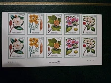 SFSTAMPS US Scott 3193-3197 Flowering Trees Plate Block of 10 Stamps MNH 1998