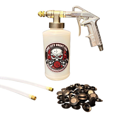 Pro Undercoating Gun - 2 Wand Kit (1 W Quart Bottle) 