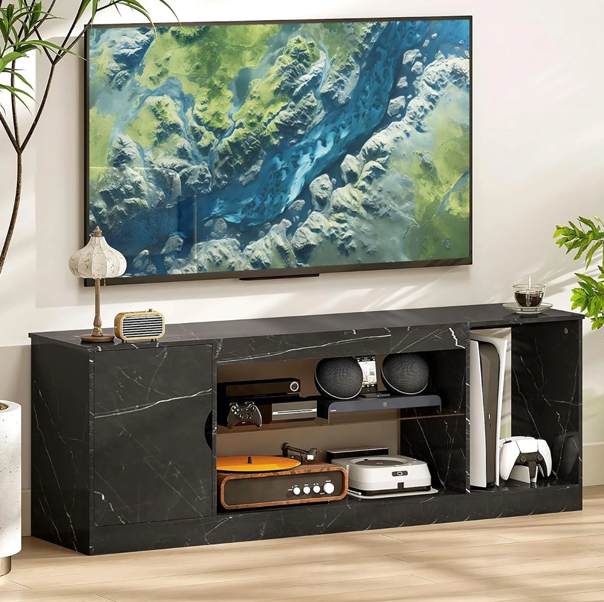 Las mejores ofertas en Unidades de entretenimiento de vidrio y TV