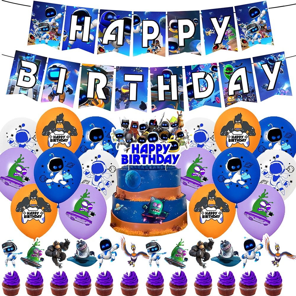 30pcs Astro Bot party supplies decorations - 🇺🇸US seller,  ⚡️FAST Shipping