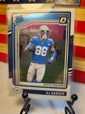 AJ Barners 2024 Donruss Optic Base Rated Rookie RC #204 Seahawks