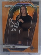 ELIZABETH KITLEY 2024 PANINI PRIZM WNBA ORANGE PRIZM ROOKIE CARD #140  /99