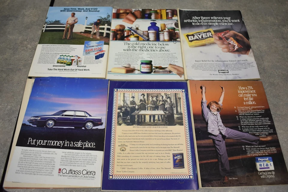 1990 The Saturday Evening Post Magazine Lot 6 Issues, Kristie Alley, Arnold, Qua Foto 2 de 2