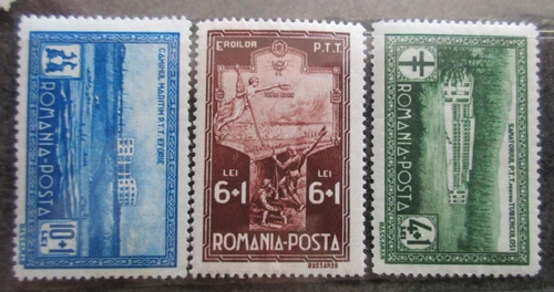 ROMANIA stamps No. 449 to 451 new ** price €40 good condition lot OF175 93