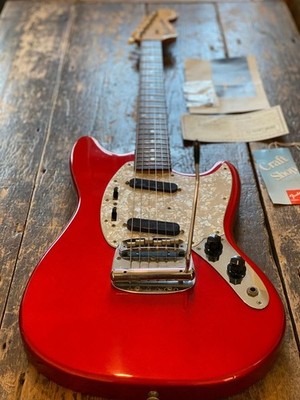 Fender Japan Rare 1997 CIJ 1966 Reissue Mustang Rare Factory Candy Apple Red
