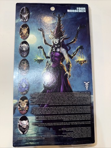 Mythic Legions 2022 sin usar, en caja, figura de Lord Bardric Autummborn Four Horsemen nueva - Imagen 2 de 2
