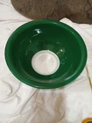 Vtg Bowl Pyrex Green & White #323 8.5