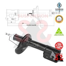 Shock Absorber (Front Right) Hyundai Santa Fe 2000–2006