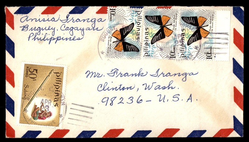 Mayfairstamps Philippines mixed frank to Clinton WA USA Cover cca_24869