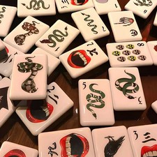 American Mahjong Game Set, 160 All Saints' Day Layered Mah Jong Tiles,Fast ship