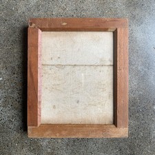 Antique Negative Contact Photography Printing Wood Frame Holder 4"x5"