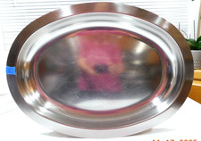 SALADMASTER Piatto Ovale Servizio Teglia da Forno 18-8 Inox NON MARCATO C