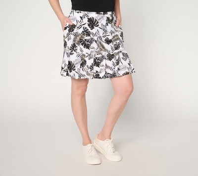 Susan Graver Women's Plus Sz Skirt 1X Make Your Selection: Multi-colored A720964