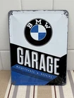 Official BMW Garage Tin Sign 6x8" Nostalgic-Art Metal Plaque Vintage Mini Banner