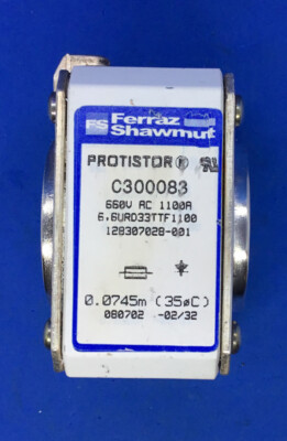 FERRAZ SHAWMUT C300083 Protistor 660VAC 1100A