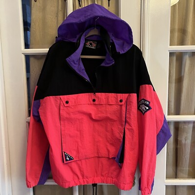 Pull de ski néon vintage homme M années 80 GOTCHA surf skate