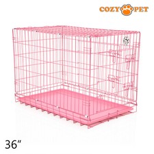 Dog Cage Blue Pink Cozy Pet Puppy Crates Cat Carrier Crate 5 Sizes S M L XL XXL