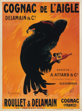Cognac de L'Aigle Leonetto Cappiello Stampa artistica Poster Vintage Wine Bar 34x46