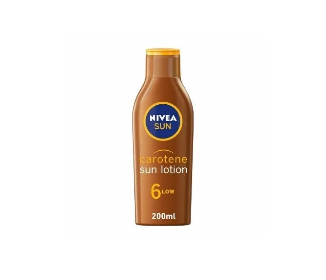 Nivea Sun Carotin Sonnenbräunungslotion LSF6 Vitamin E - 200ml