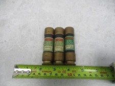 LOT OF 3 FUSETRON FRN-R-60, 60A/250V, CLASS RK5 FUSES, V0192