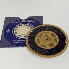 Pikes Peak Colorado Blue Ring / Blue Back View-Master Reel 245 1H