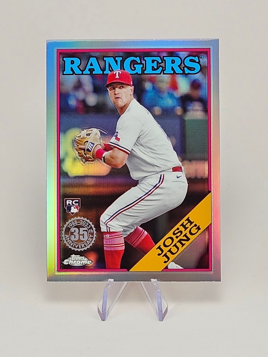 2023 Topps Chrome Update #88CU-16 Josh Jung 1988 Topps Baseball Rookie
