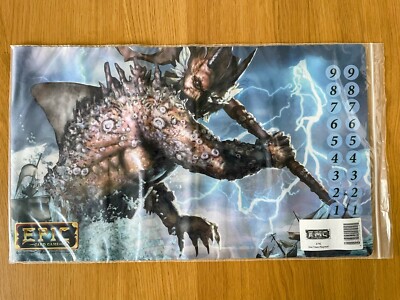 Sea Titan Spielmatte für episches Kartenspiel - weiß (weise) Zauberer Spiele - Brandneu