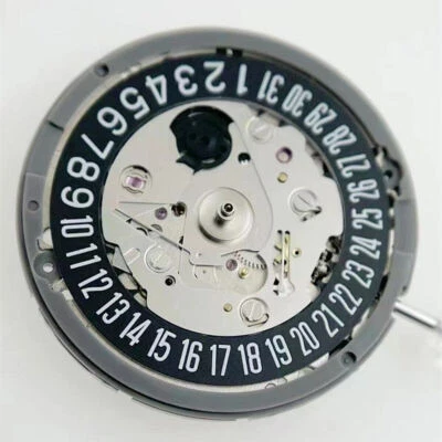 Japan Made Black NH35 Self-winding Automatic Mechanical Watch Movement Date At 6 - Bild 1 von 4