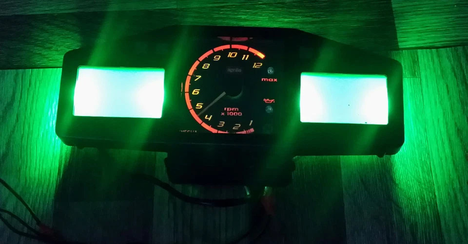 led clock upgrade kit lightenUPgrade RED APRILIA FALCO — 第 2/4 张图片
