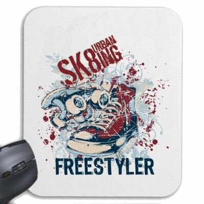 MOUSEPAD (MAUSPAD) FREESTYLER SKATEBOARD LONGBOARD TURNSCHUHE SNEAKER SKATEBOARD