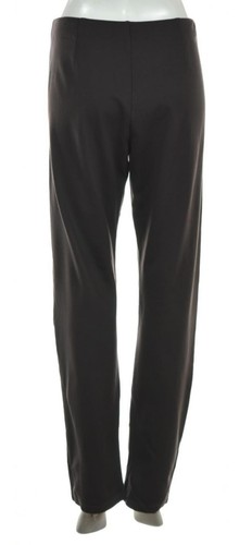 Eileen Fisher Womens Pants Size S Brown Solid Straight Leg Slacks Rayon - Picture 2 of 5