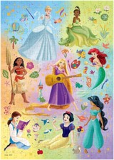Puzzle Disney "Prinzessinnen" Hologramm 300 Teile Tenyo Japan D-300-067