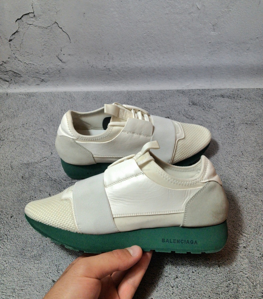 Balenciaga Race Runner athletic shoe.   Size EU 38. Balenciaga Race Runner Size 38 Black Elastic, Leather and  main image 3