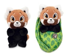 Red Panda Swaddle Babies Plush Toy Keepsake and Baby Sling Carrier. NWT. Soft