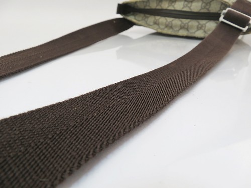 Auth GUCCI Brown GG PVC Canvas Supreme Shoulder Crossbody Bag Purse #61038 - Picture 8 of 16