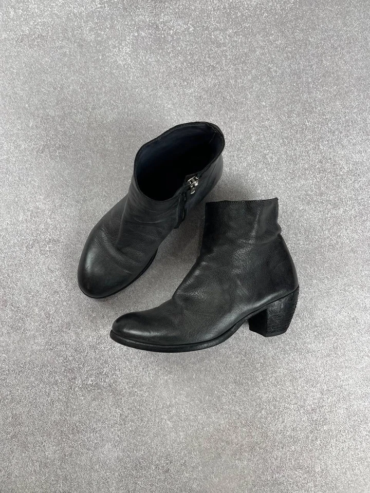 Botas de tornozelo Officine Creative couro preto tamanho 36 - Imagem 4 de 4