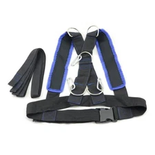 Fitness Running Training Speed Sled Shoulder Harness Set Crossfit Bodybuilding 